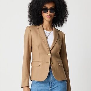 J. Crew Original Schoolboy Blazer Camel Blazer with Gray Accents Size 4